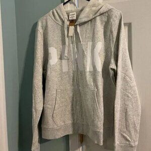 PINK Everyday Fleece Full Zip Hoodie NWT XXL